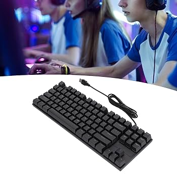 Amazon | 有線キーボード 2 (黒) | VIBRIPRIYA | ゲーミング